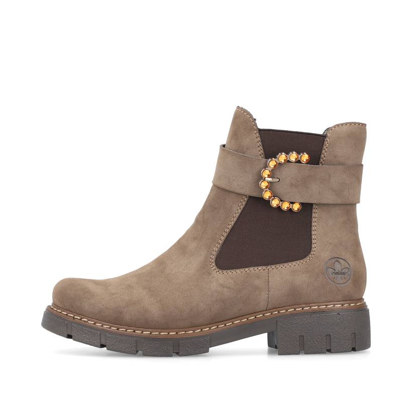 Rieker Artikelnummer Z3564-25 Rieker Damen Chelsea Boots beigebraun