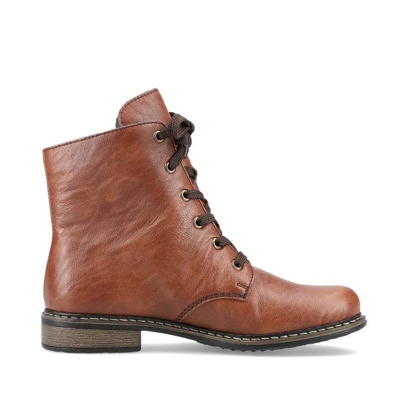 Rieker Artikelnummer 71204-22 Rieker Damen Schnürstiefel kastanienbraun Günstiger Verkauf