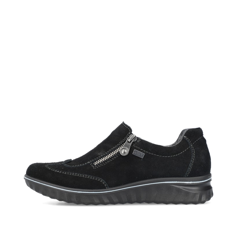 Rieker Artikelnummer 59071-00 Rieker Damen Slipper asphaltschwarz