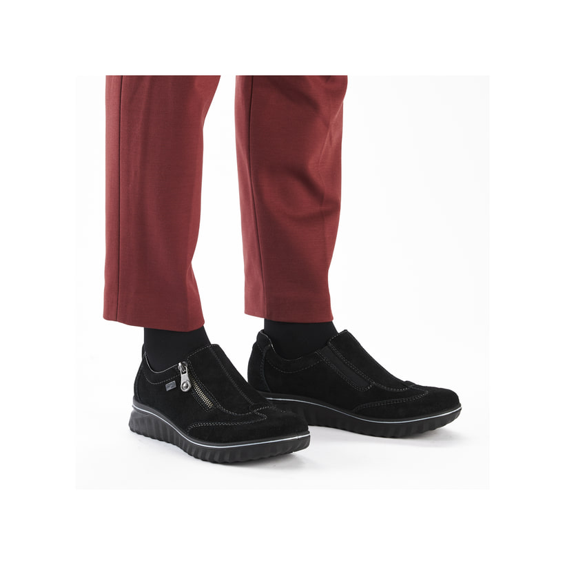 Rieker Artikelnummer 59071-00 Rieker Damen Slipper asphaltschwarz Meist gekauft