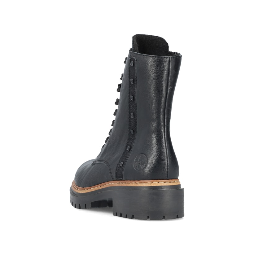 Rieker Artikelnummer 72647-00 Rieker Damen Biker Boots asphaltschwarz Blitzverkäufe