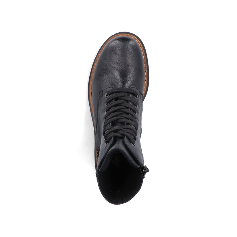 Rieker Artikelnummer 72647-00 Rieker Damen Biker Boots asphaltschwarz Blitzverkäufe