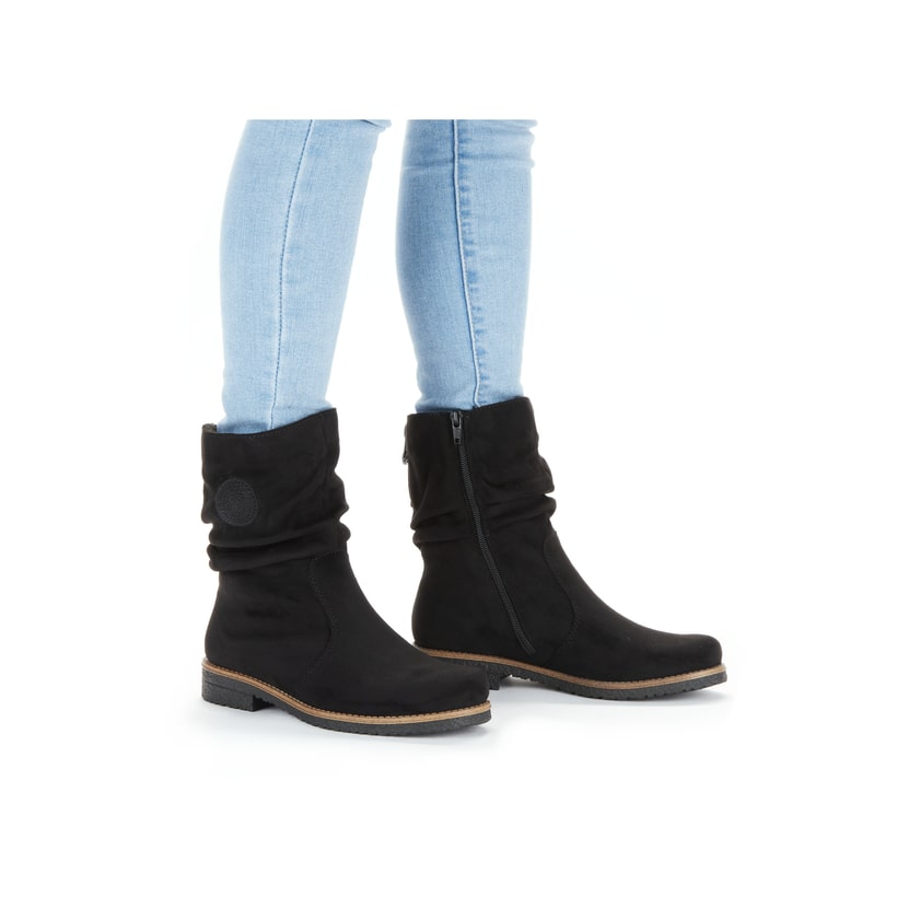 Rieker Artikelnummer 73560-00 Rieker Damen Kurzstiefel graphitschwarz Letzte 3 Tage