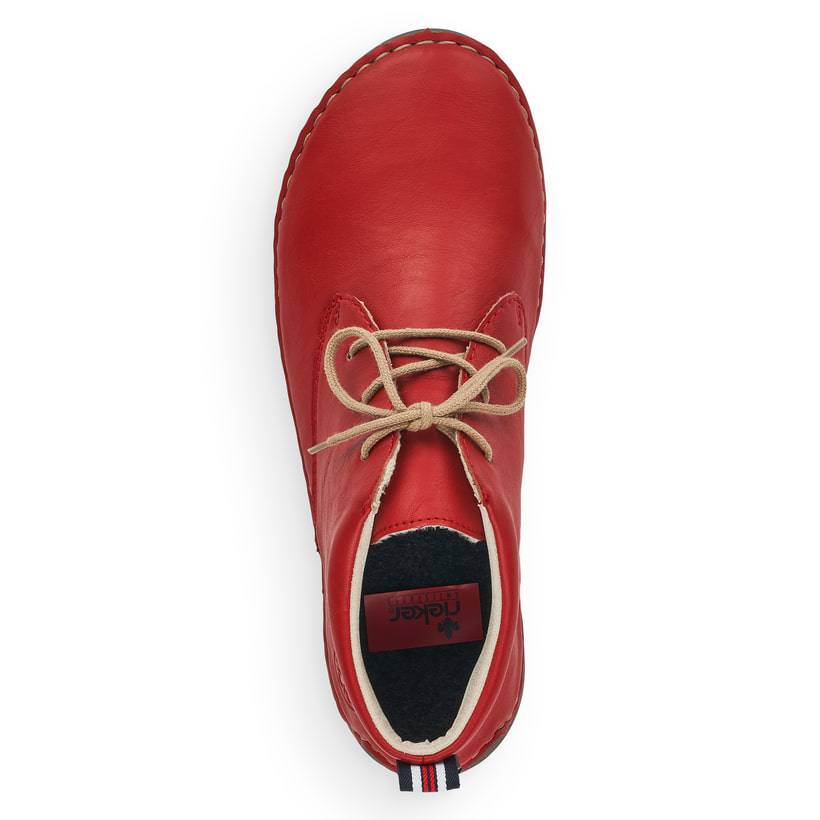 Rieker Artikelnummer 52522-33 Rieker Damen Schnürschuhe rubinrot Angebote