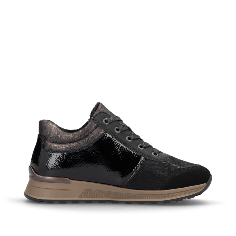 Rieker Artikelnummer N1407-00 Rieker Damen Schnürschuhe asphaltschwarz Hotsell