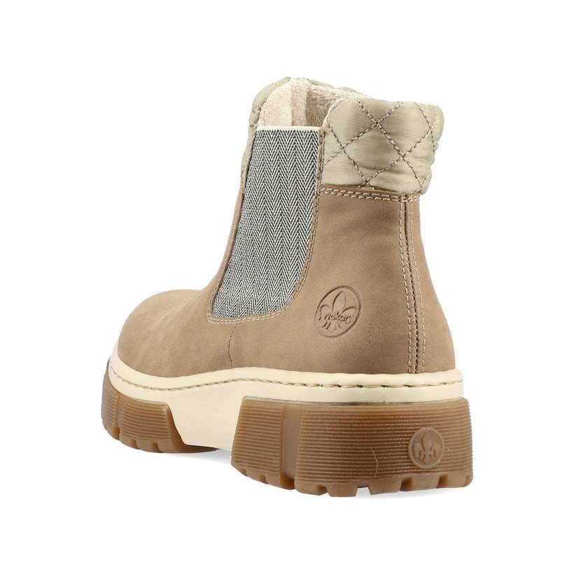 Rieker Artikelnummer X8674-64 Rieker Damen Chelsea Boots cremebeige im Angebot