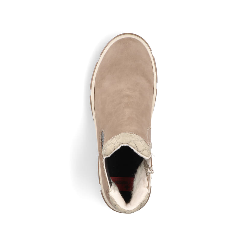 Rieker Artikelnummer X8674-64 Rieker Damen Chelsea Boots cremebeige im Angebot