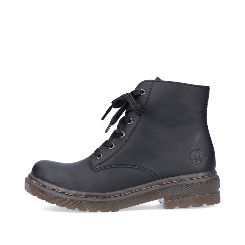 Rieker Artikelnummer 78240-00 Rieker Damen Schnürstiefel carbonschwarz