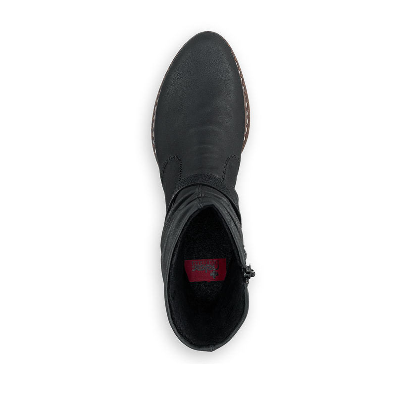 Rieker Artikelnummer Y08R1-00 Rieker Damen Stiefeletten tiefschwarz Sonderangebot der Fabrik