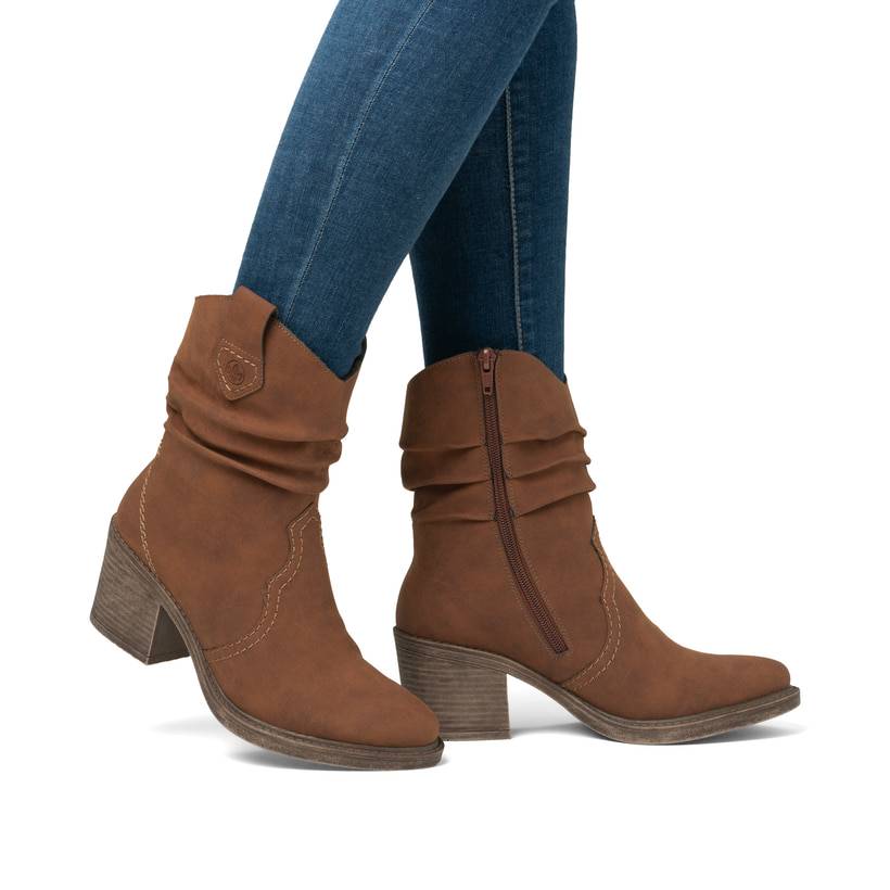 Rieker Artikelnummer Y1284-24 Rieker Damen Stiefeletten holzbraun Discount Store für neue Produkte