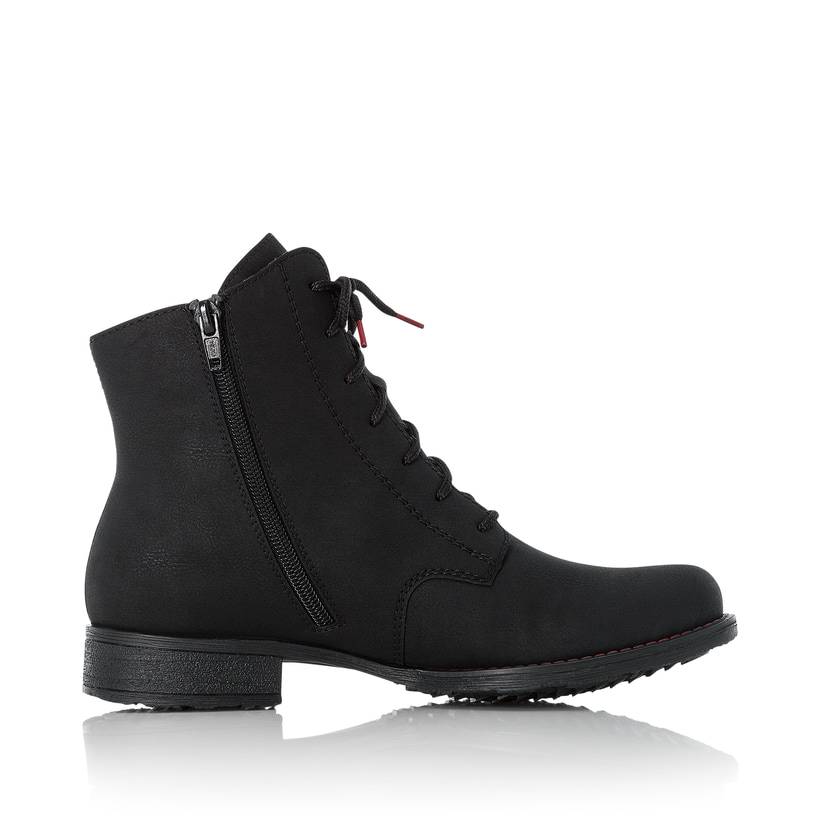 Rieker Artikelnummer 70821-00 Rieker Damen Schnürstiefel graphitschwarz Super Rabatt