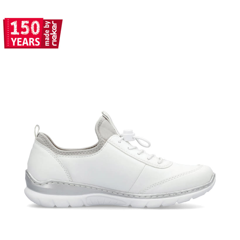 Rieker Artikelnummer L3259-80 Rieker Damen Slipper schwanenweiss Riesige Rabatte