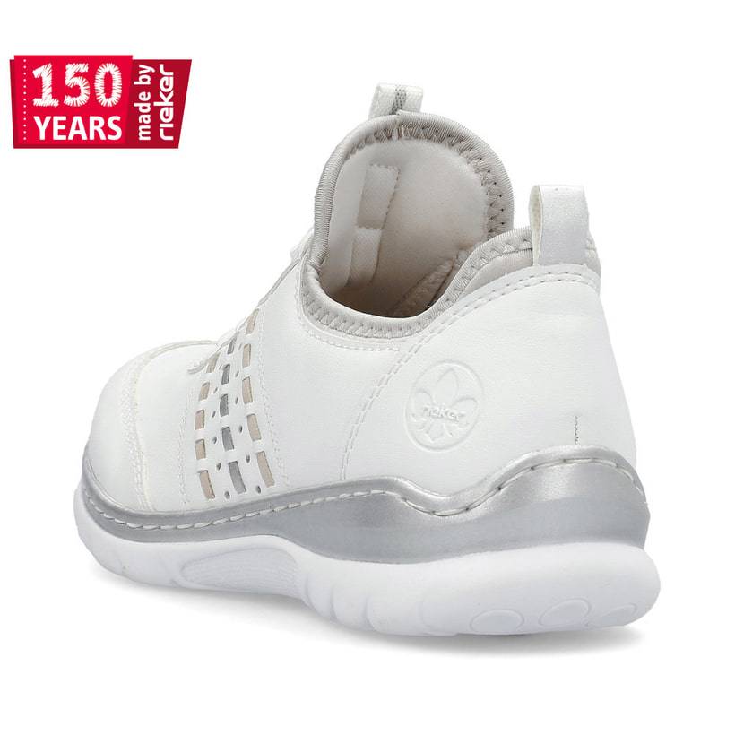 Rieker Artikelnummer L3259-80 Rieker Damen Slipper schwanenweiss Riesige Rabatte