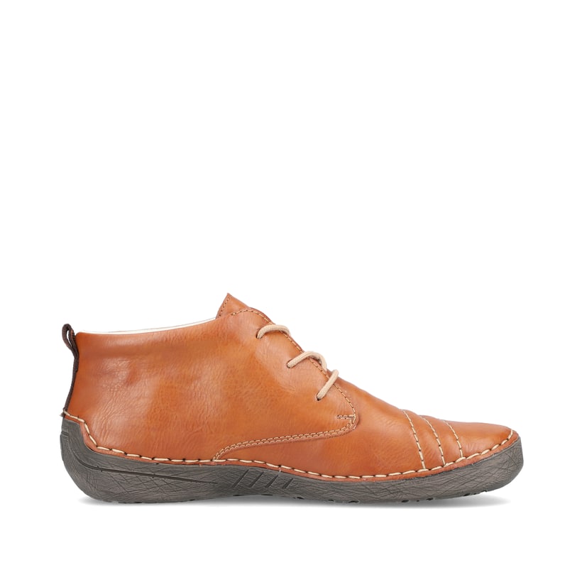 Rieker Artikelnummer 52532-24 Rieker Damen Schnürschuhe karamellbraun Clearance-Verkauf