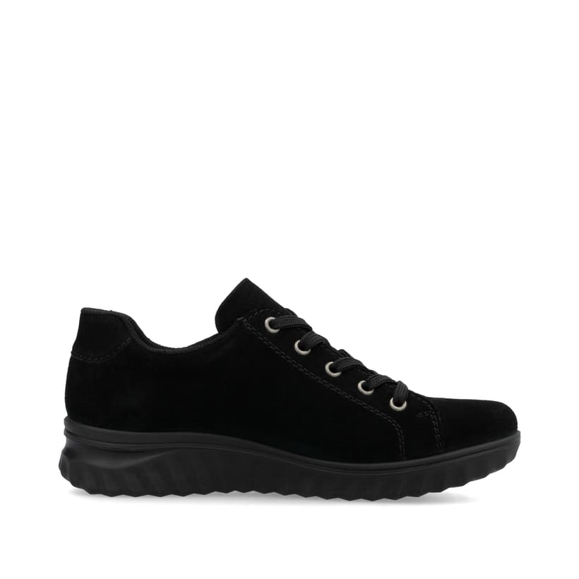 Rieker Artikelnummer 59000-00 Rieker Damen Schnürschuhe nachtschwarz Kostenloser Versand international