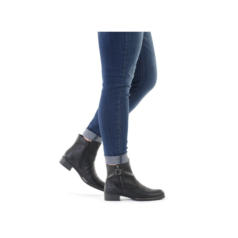Rieker Artikelnummer 73450-00 Rieker Damen Stiefeletten nachtschwarz Speichern exportieren