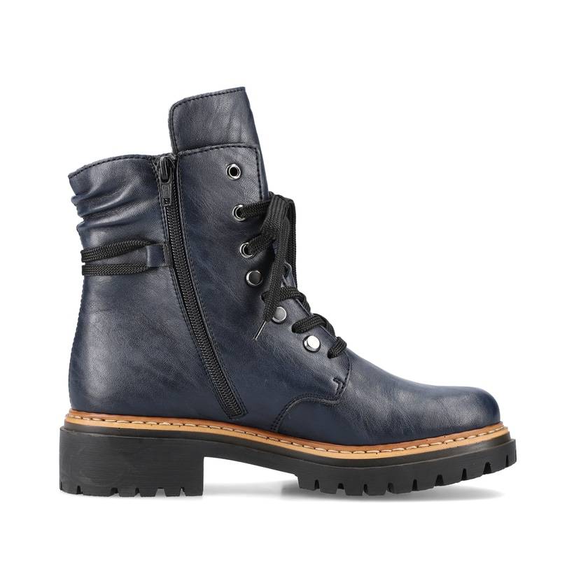 Rieker Artikelnummer 72621-14 Rieker Damen Biker Boots königsblau Black Friday Preise