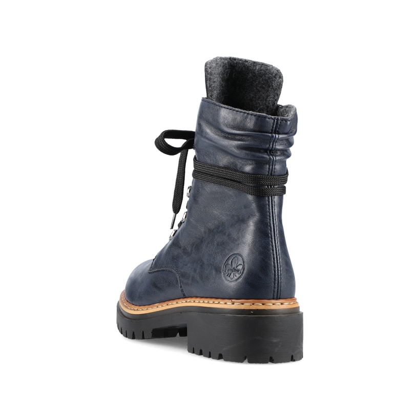 Rieker Artikelnummer 72621-14 Rieker Damen Biker Boots königsblau Black Friday Preise