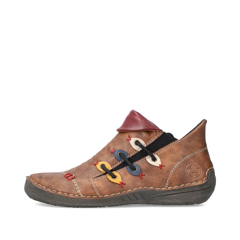 Rieker Artikelnummer 72581-22 Rieker Damen Kurzstiefel nougatbraun