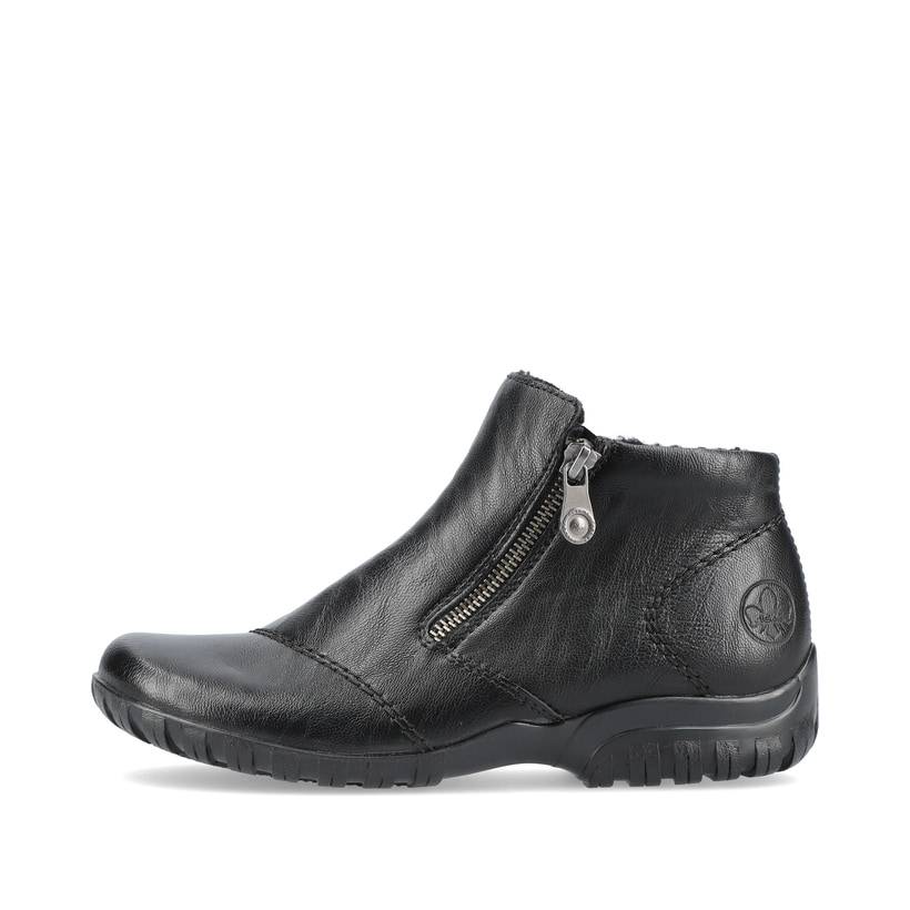 Rieker Artikelnummer L4663-01 Rieker Damen Slipper nachtschwarz