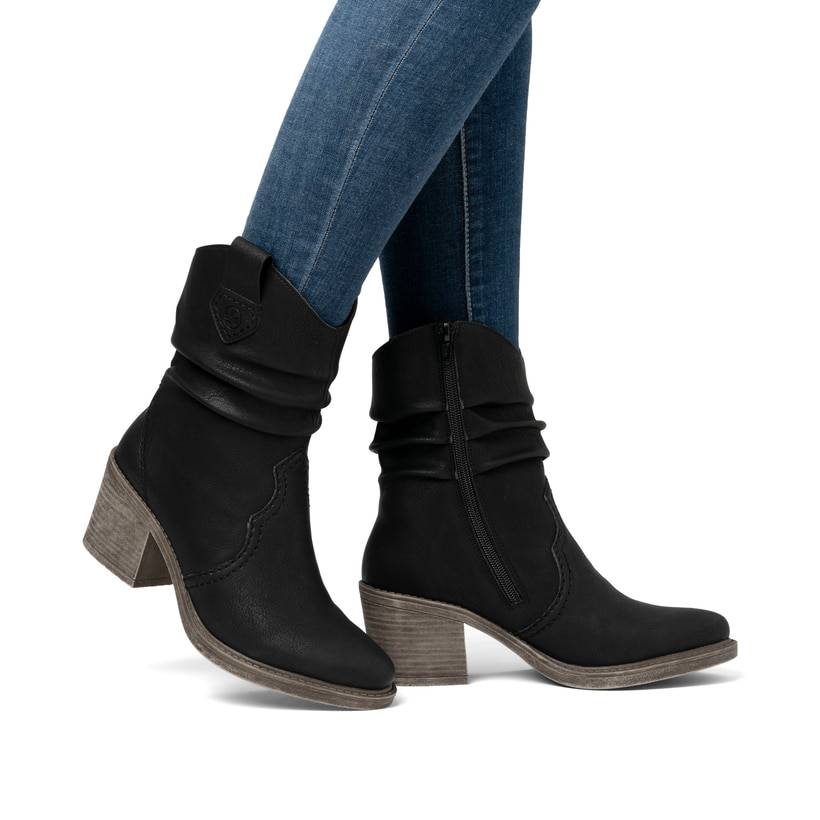 Rieker Artikelnummer Y1284-00 Rieker Damen Stiefeletten tiefschwarz im Angebot