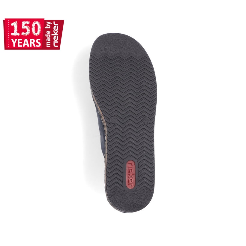Rieker Artikelnummer 62905-14 Rieker Damen Pantoletten marineblau Fabrikverkauf