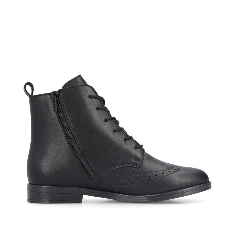 Rieker Artikelnummer 46231-00 Rieker Damen Schnürstiefel mattschwarz Blitzverkäufe