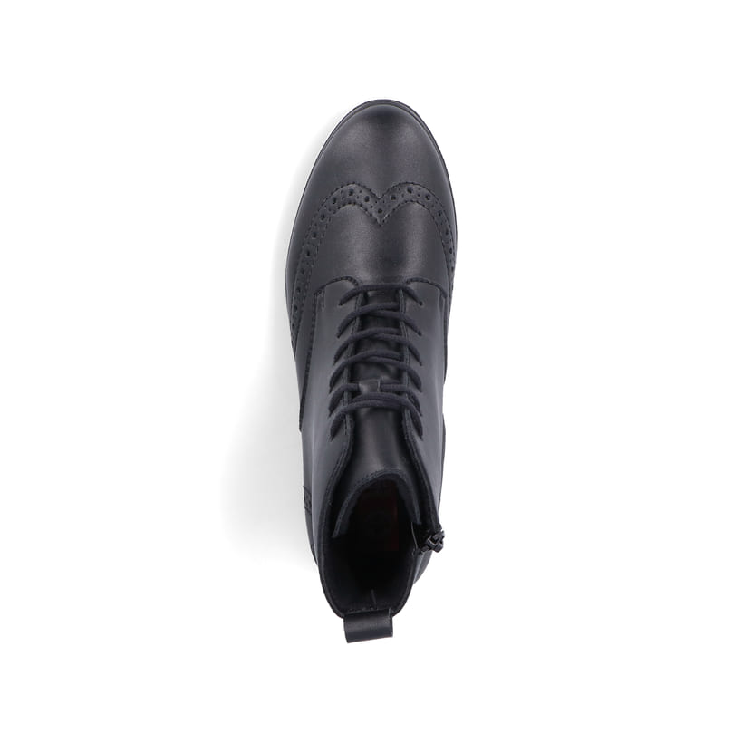 Rieker Artikelnummer 46231-00 Rieker Damen Schnürstiefel mattschwarz Blitzverkäufe
