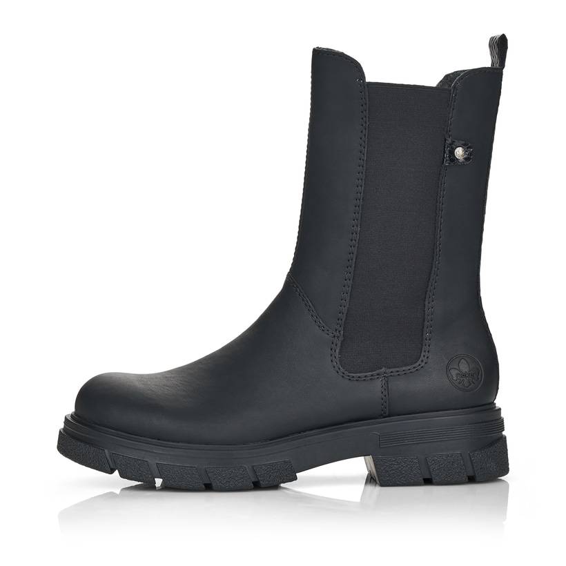 Rieker Artikelnummer Z9180-02 Rieker Damen Chelsea Boots carbonschwarz Fabrik Onlineshop