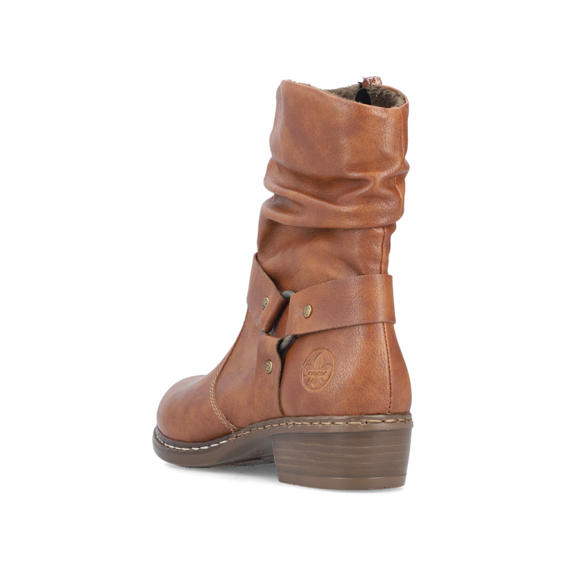 Rieker Artikelnummer Y0850-24 Rieker Damen Stiefeletten fuchsbraun Fabrikpreis