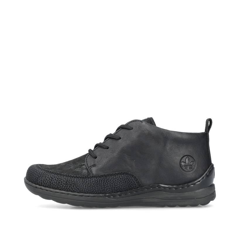 Rieker Artikelnummer 48922-00 Rieker Damen Schnürschuhe urbanschwarz