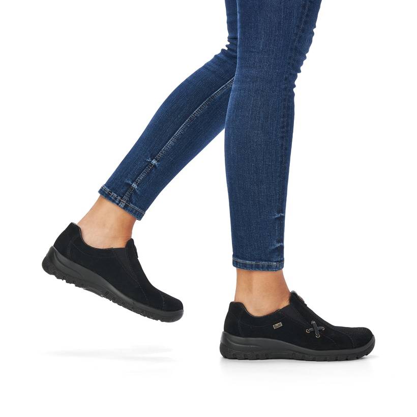Rieker Artikelnummer L7171-00 Rieker Damen Slipper tiefschwarz Günstig kaufen