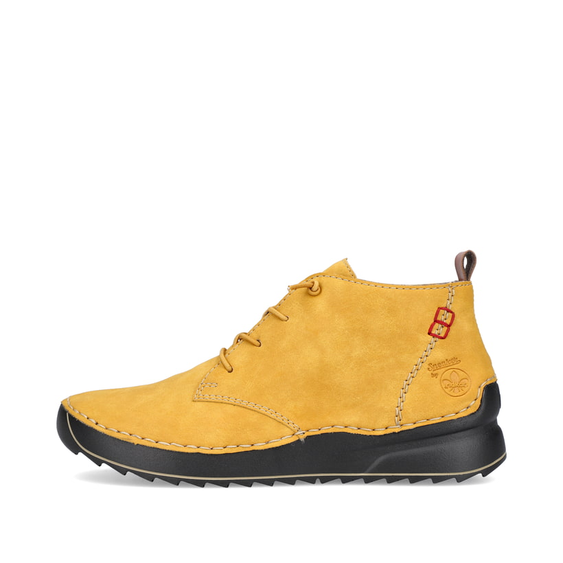 Rieker Artikelnummer 51510-68 Rieker Damen Schnürschuhe sonnengelb
