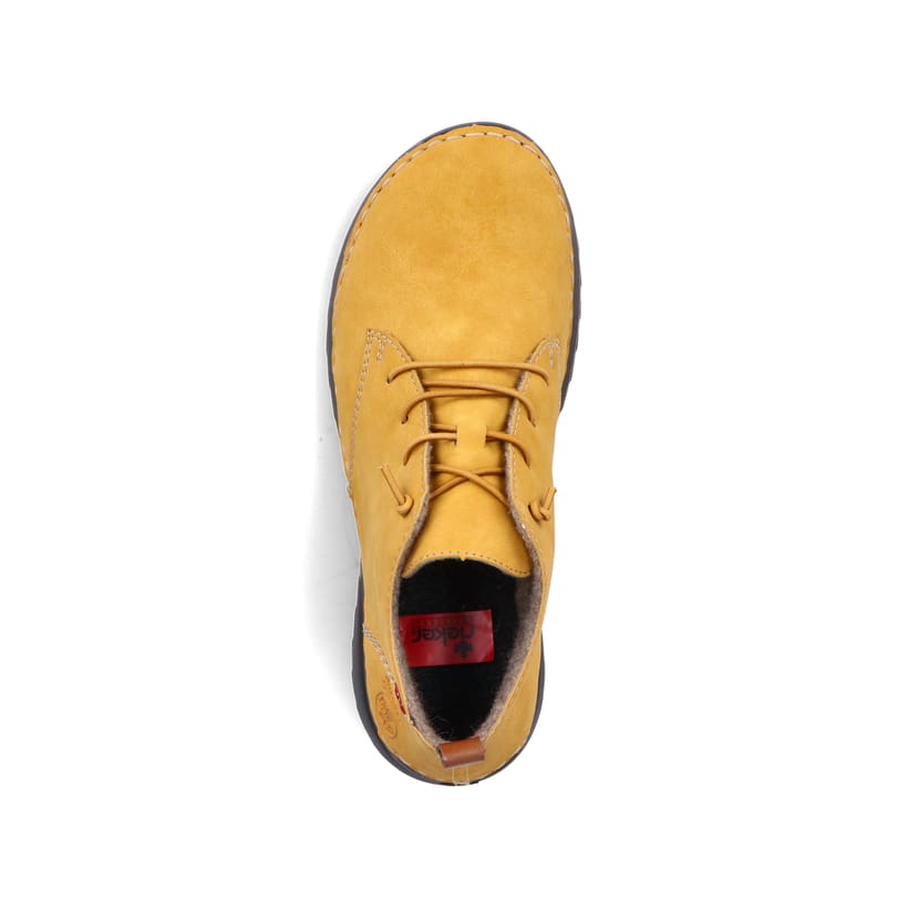 Rieker Artikelnummer 51510-68 Rieker Damen Schnürschuhe sonnengelb Versandkostenfrei