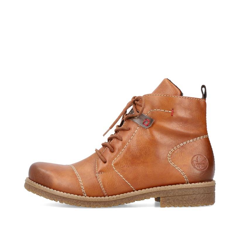 Rieker Artikelnummer 73501-24 Rieker Damen Schnürstiefel karamellbraun Flash Sale