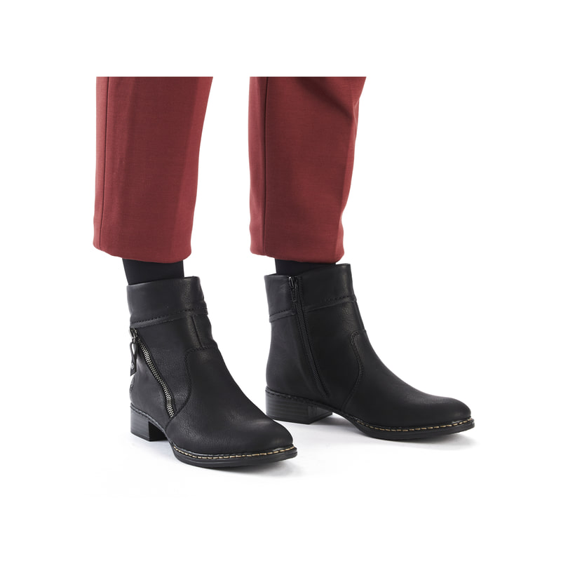 Rieker Artikelnummer 73460-00 Rieker Damen Kurzstiefel urbanschwarz Begrenztes Angebot