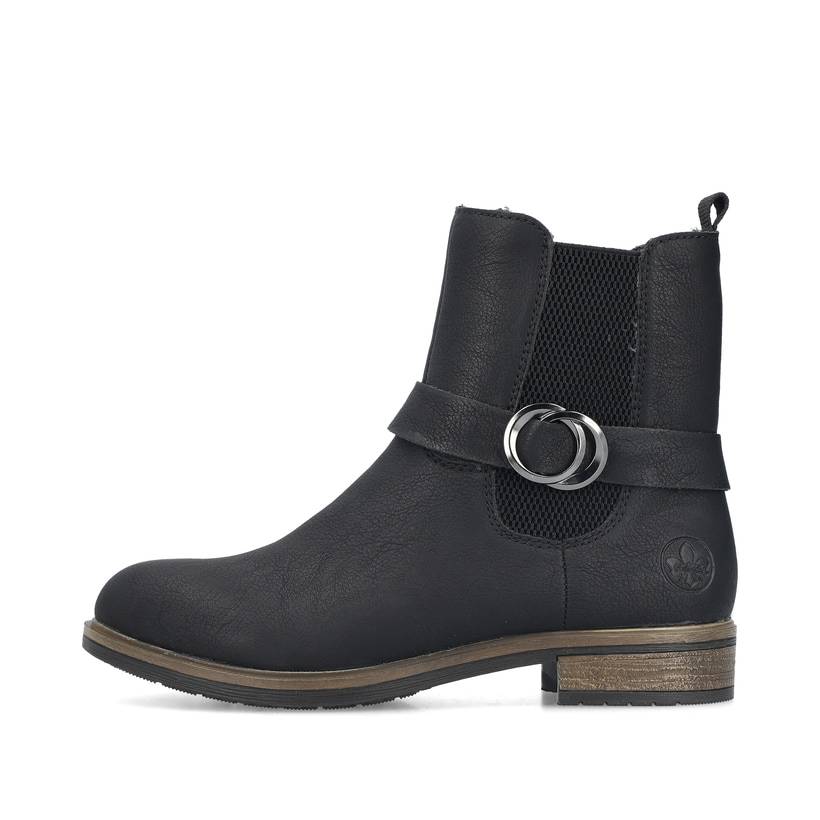 Rieker Artikelnummer 72252-00 Rieker Damen Stiefeletten asphaltschwarz