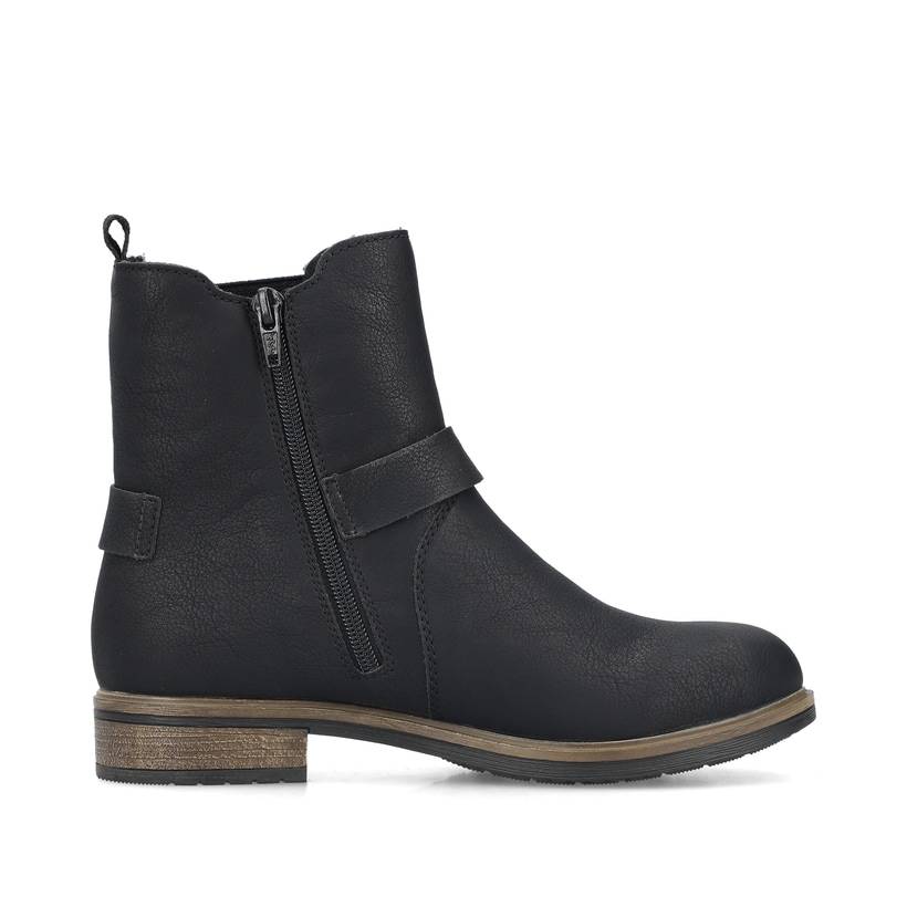 Rieker Artikelnummer 72252-00 Rieker Damen Stiefeletten asphaltschwarz Online Shopping