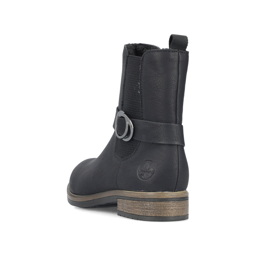 Rieker Artikelnummer 72252-00 Rieker Damen Stiefeletten asphaltschwarz Online Shopping