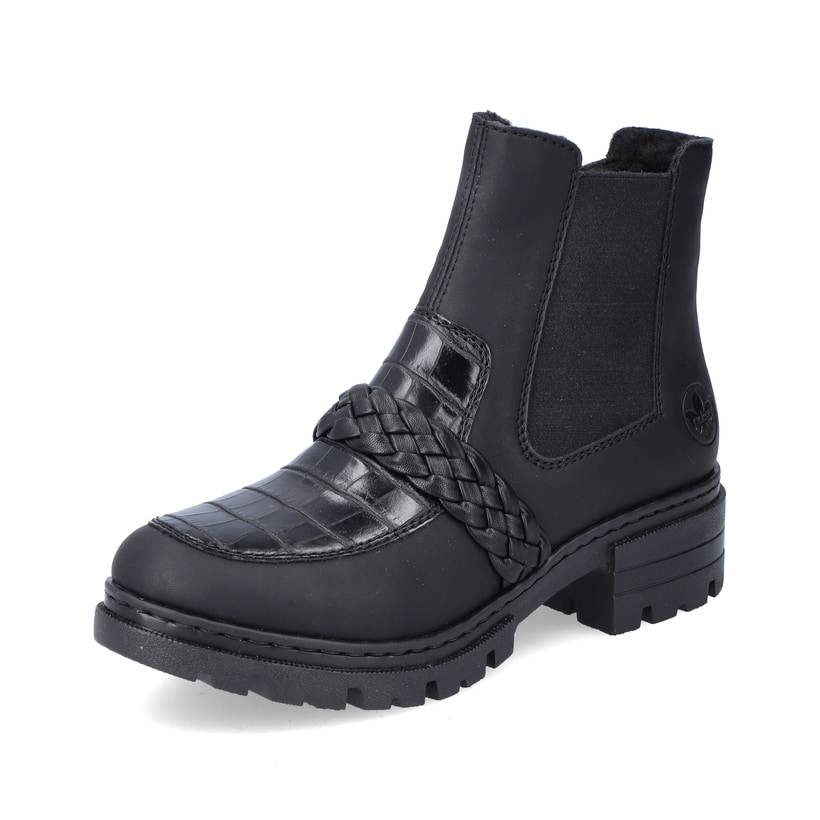Rieker Artikelnummer 76874-02 Rieker Damen Chelsea Boots nachtschwarz Saisonschlussverkauf