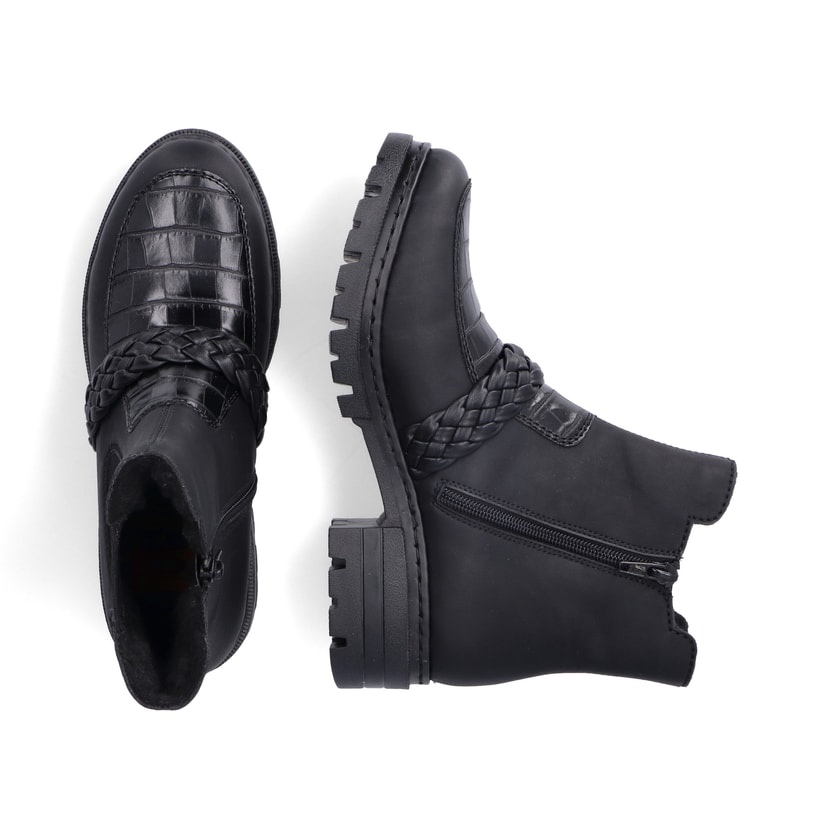 Rieker Artikelnummer 76874-02 Rieker Damen Chelsea Boots nachtschwarz Saisonschlussverkauf