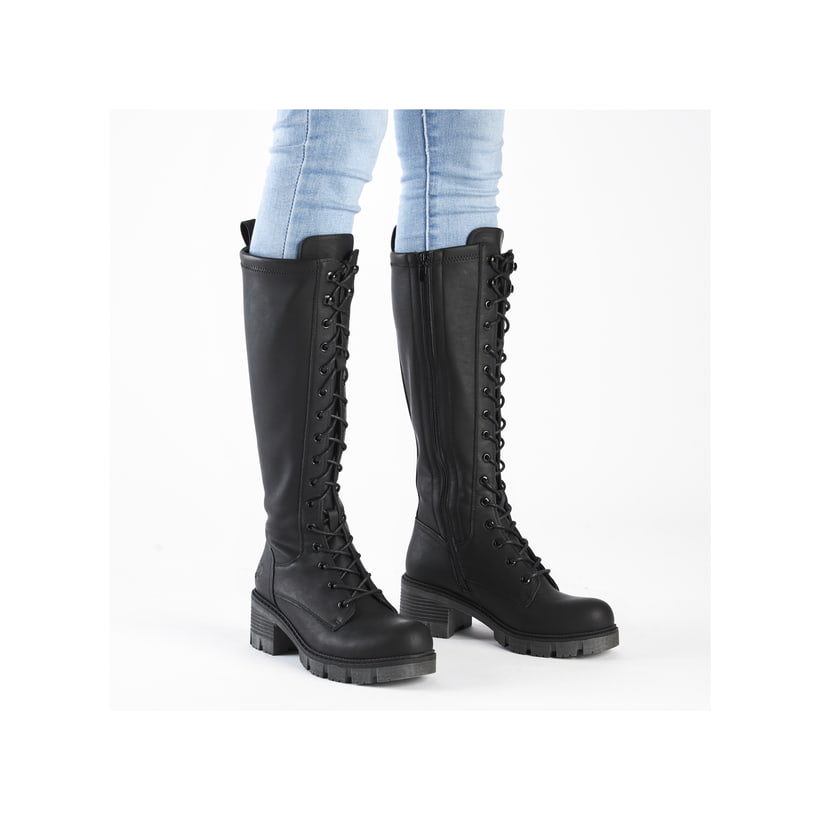Rieker Artikelnummer 92044-00 Rieker Damen Hochschaftstiefel nachtschwarz Black Friday
