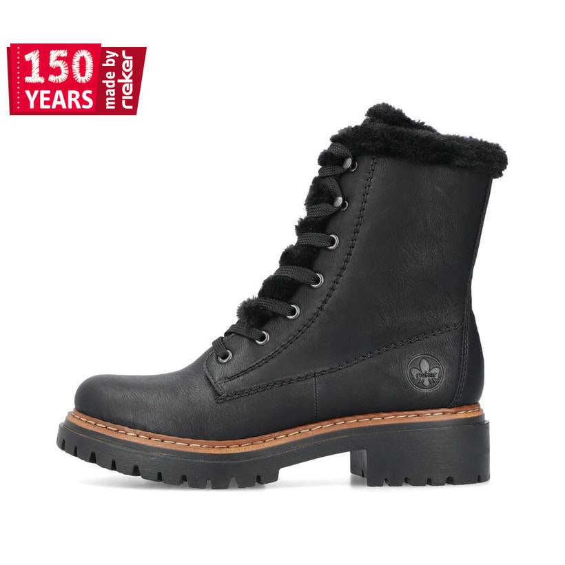 Rieker Artikelnummer 72625-00 Rieker Damen Biker Boots stahlschwarz Weihnachtsangebot