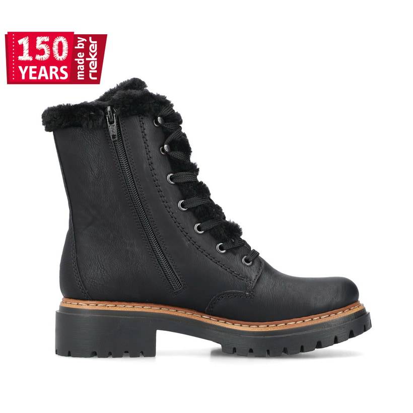 Rieker Artikelnummer 72625-00 Rieker Damen Biker Boots stahlschwarz Weihnachtsangebot