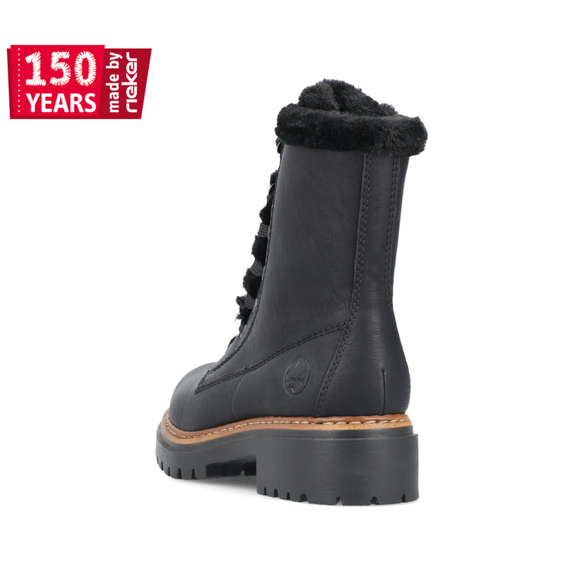 Rieker Artikelnummer 72625-00 Rieker Damen Biker Boots stahlschwarz Weihnachtsangebot