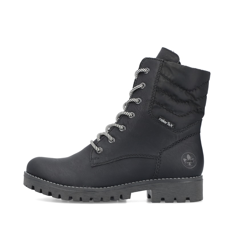 Rieker Artikelnummer 78520-00 Rieker Damen Biker Boots asphaltschwarz