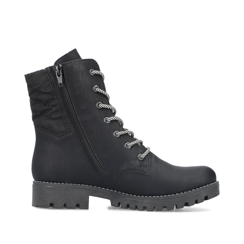 Rieker Artikelnummer 78520-00 Rieker Damen Biker Boots asphaltschwarz Muttertagsangebot