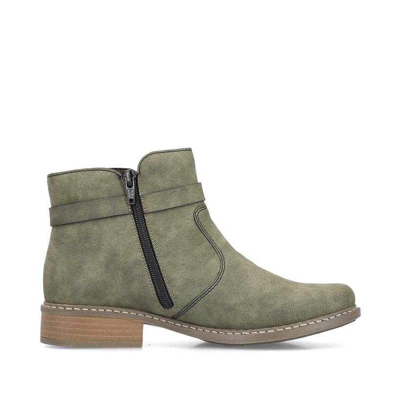 Rieker Artikelnummer Z4167-54 Rieker Damen Kurzstiefel laubgrün Vatertagsangebot