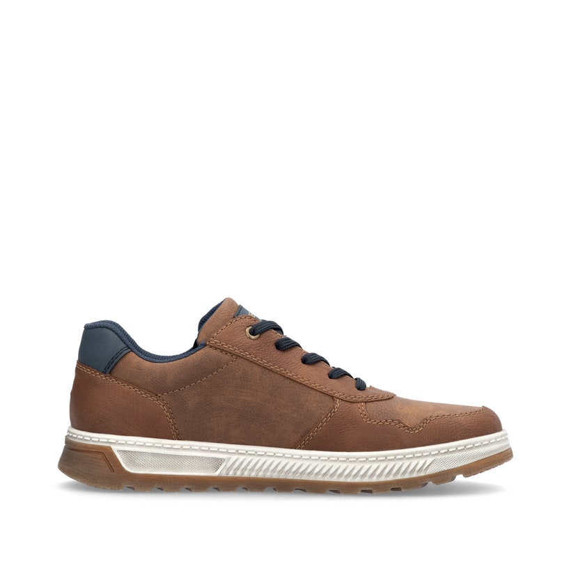 Rieker Artikelnummer 37029-24 Rieker Herren Sneaker Low nougatbraun Online Outlet