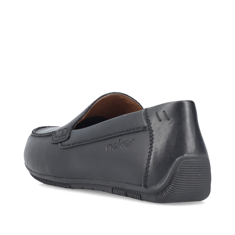 Rieker Artikelnummer 09557-00 Rieker Herren Slipper glanzschwarz Zeitlich begrenztes Angebot